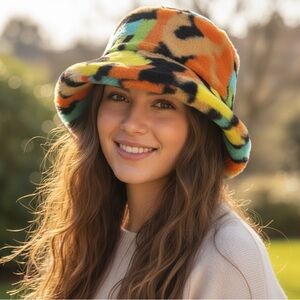 Colorful Camouflage Bucket Hat